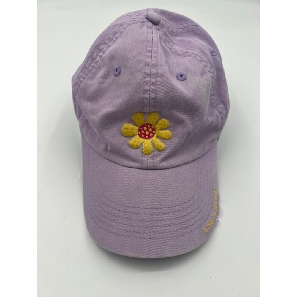 Life is Good "Daisy" Chill Cap Lavender Purple Baseball Hat Dad baseballCap